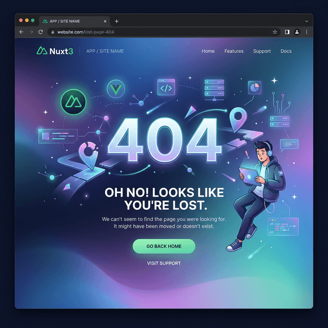 How to create a custom Nuxt3 error page