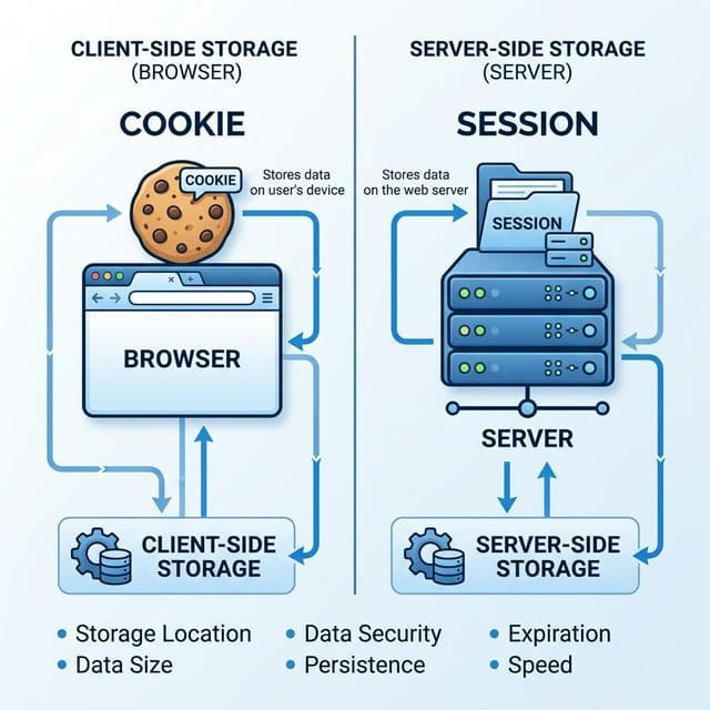 Session vs Cookie: Understanding the Differences